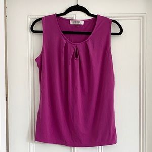 Jones Studio magenta blouse